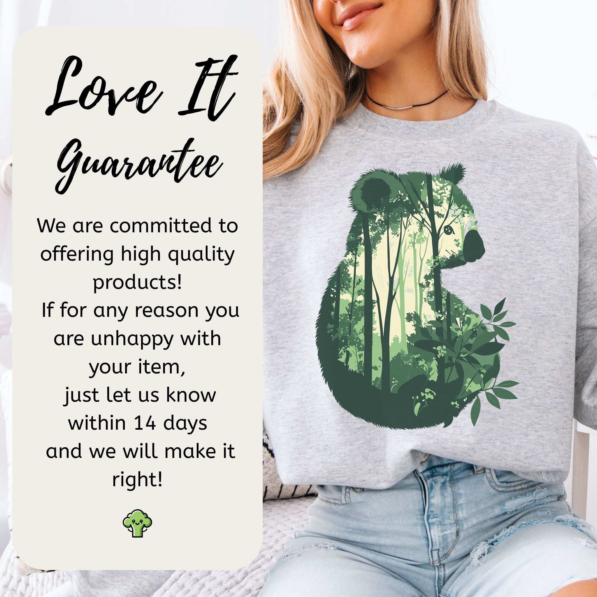 Koala Eucalyptus Forest Sweatshirt – Tranquil Spirit Animal in Nature Scene