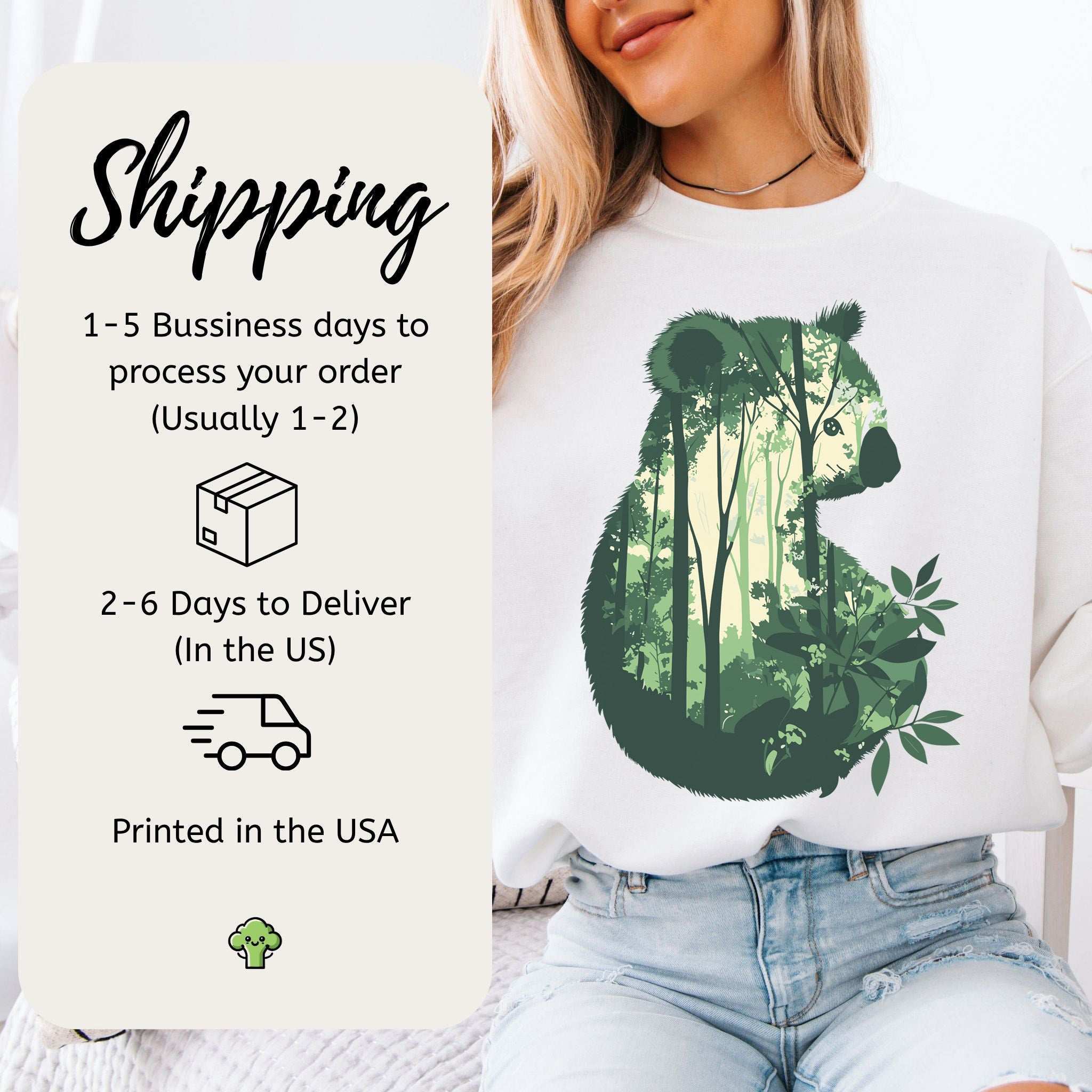 Koala Eucalyptus Forest Sweatshirt – Tranquil Spirit Animal in Nature Scene