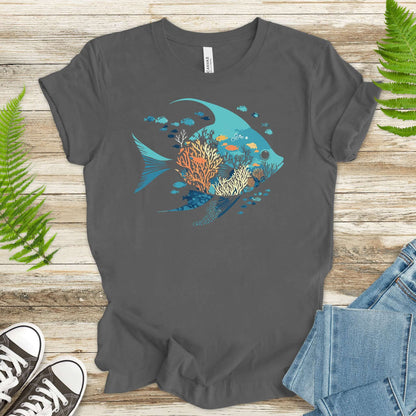 Ocean Dream Fish Silhouette T-Shirt