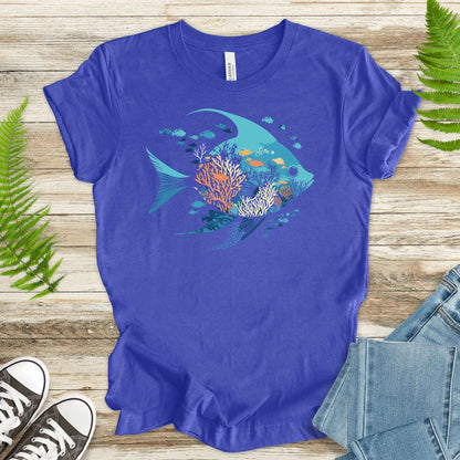 Ocean Dream Fish Silhouette T-Shirt