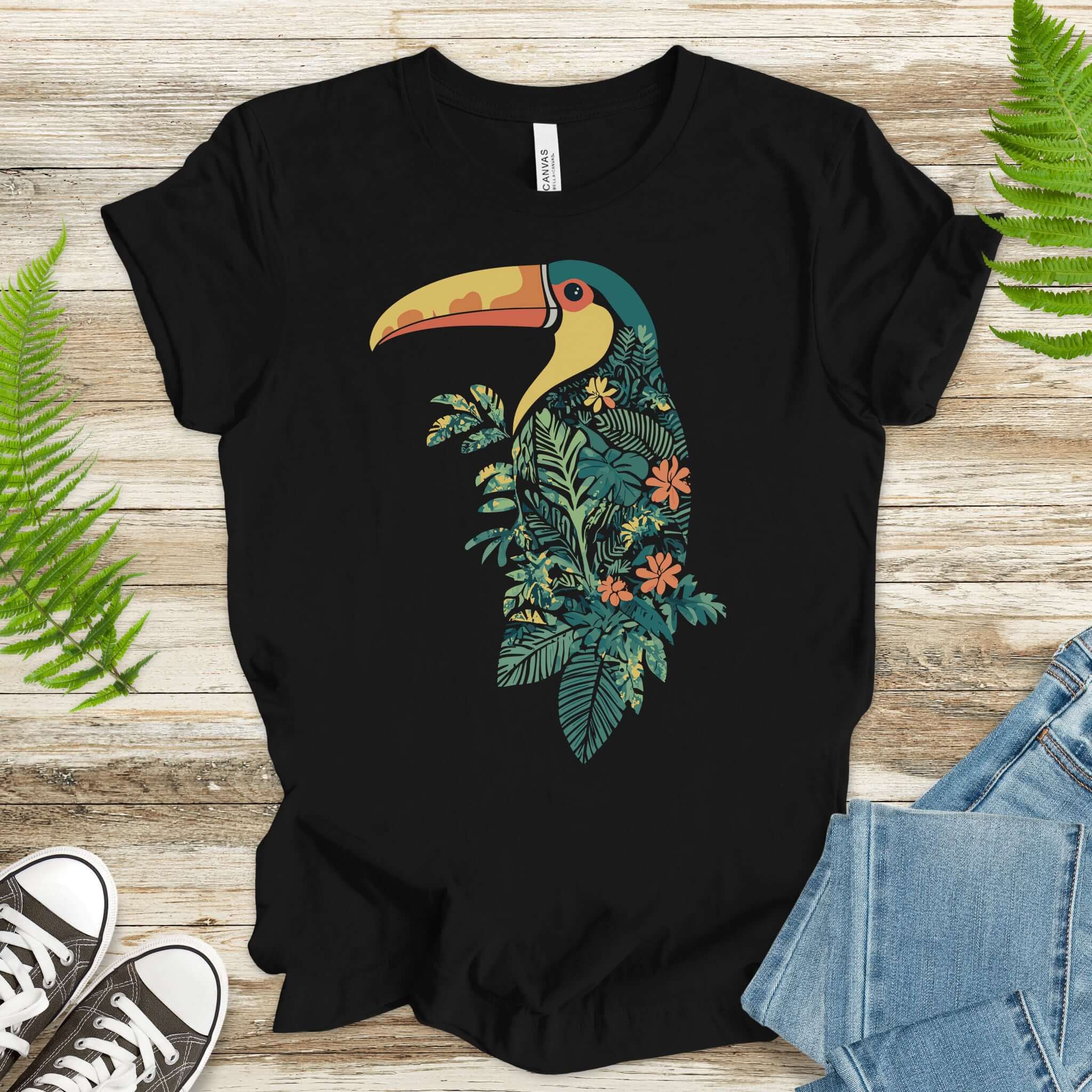 Tropical Toucan Silhouette T-Shirt
