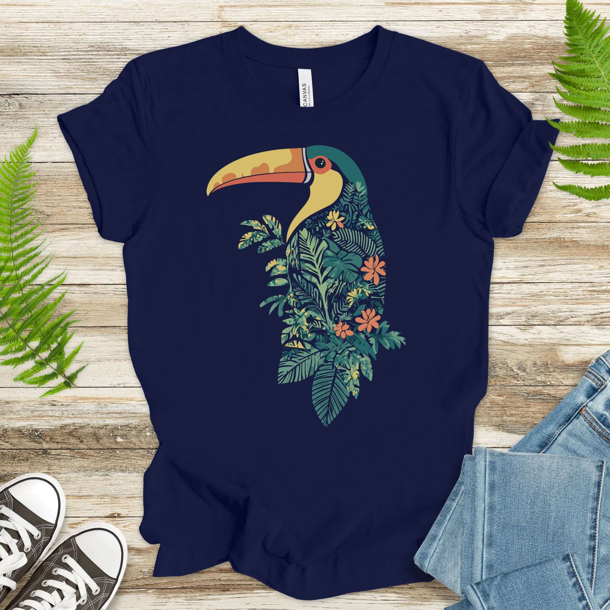 Tropical Toucan Silhouette T-Shirt