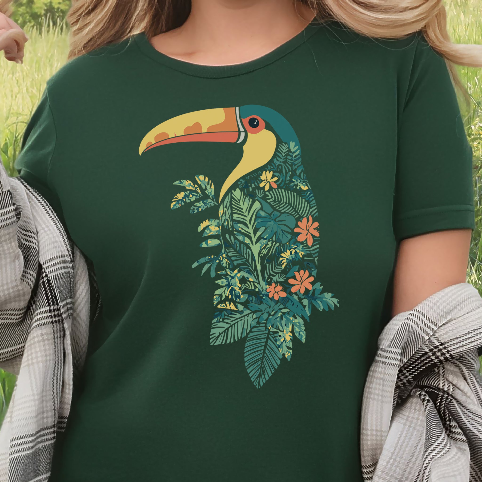 Tropical Toucan Silhouette T-Shirt