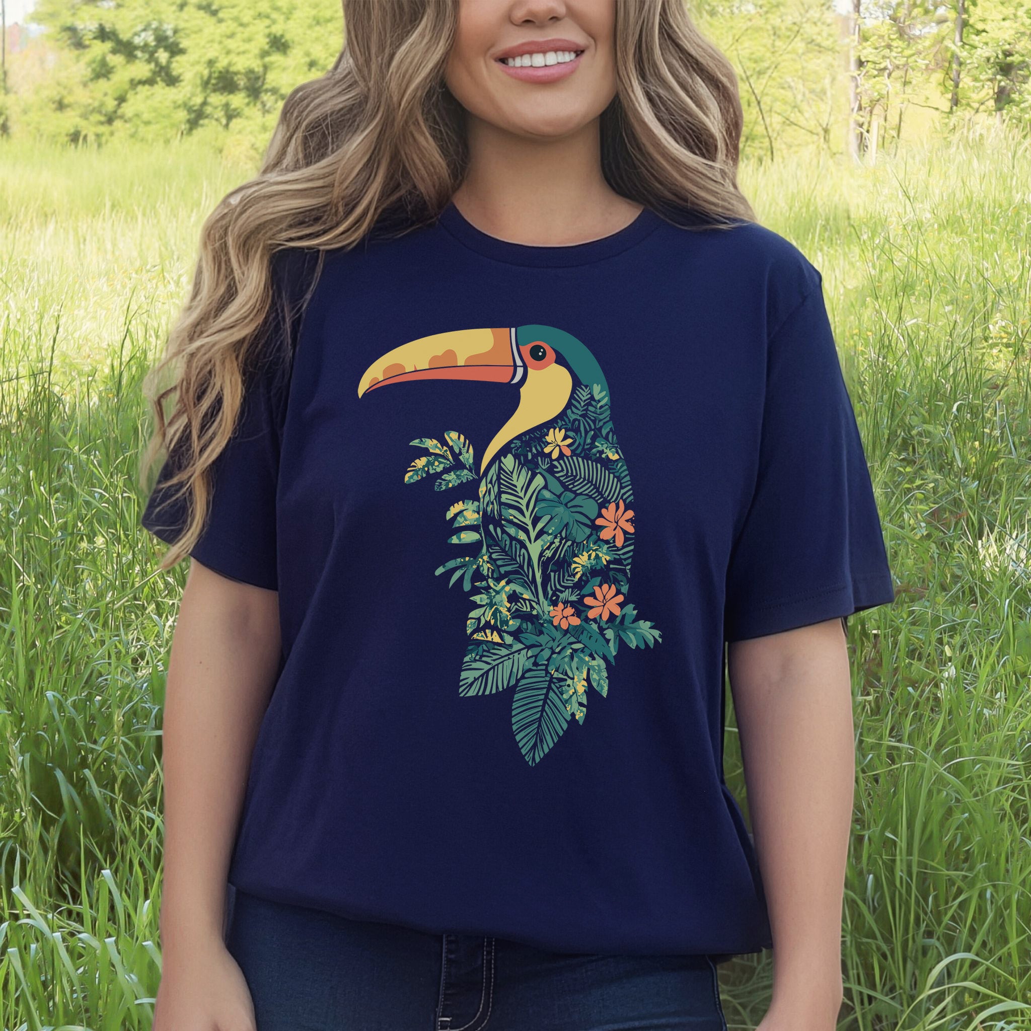 Tropical Toucan Silhouette T-Shirt