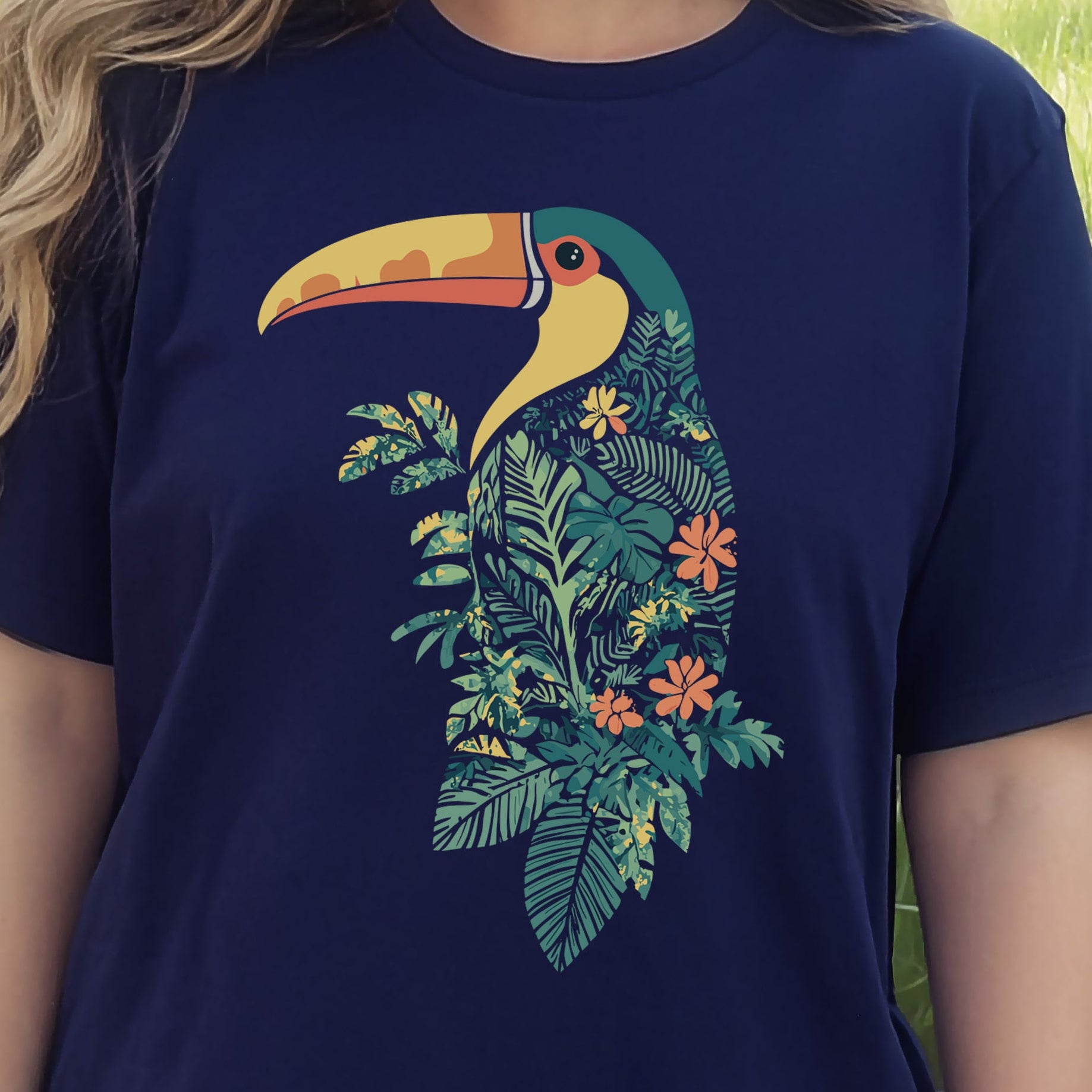 Tropical Toucan Silhouette T-Shirt