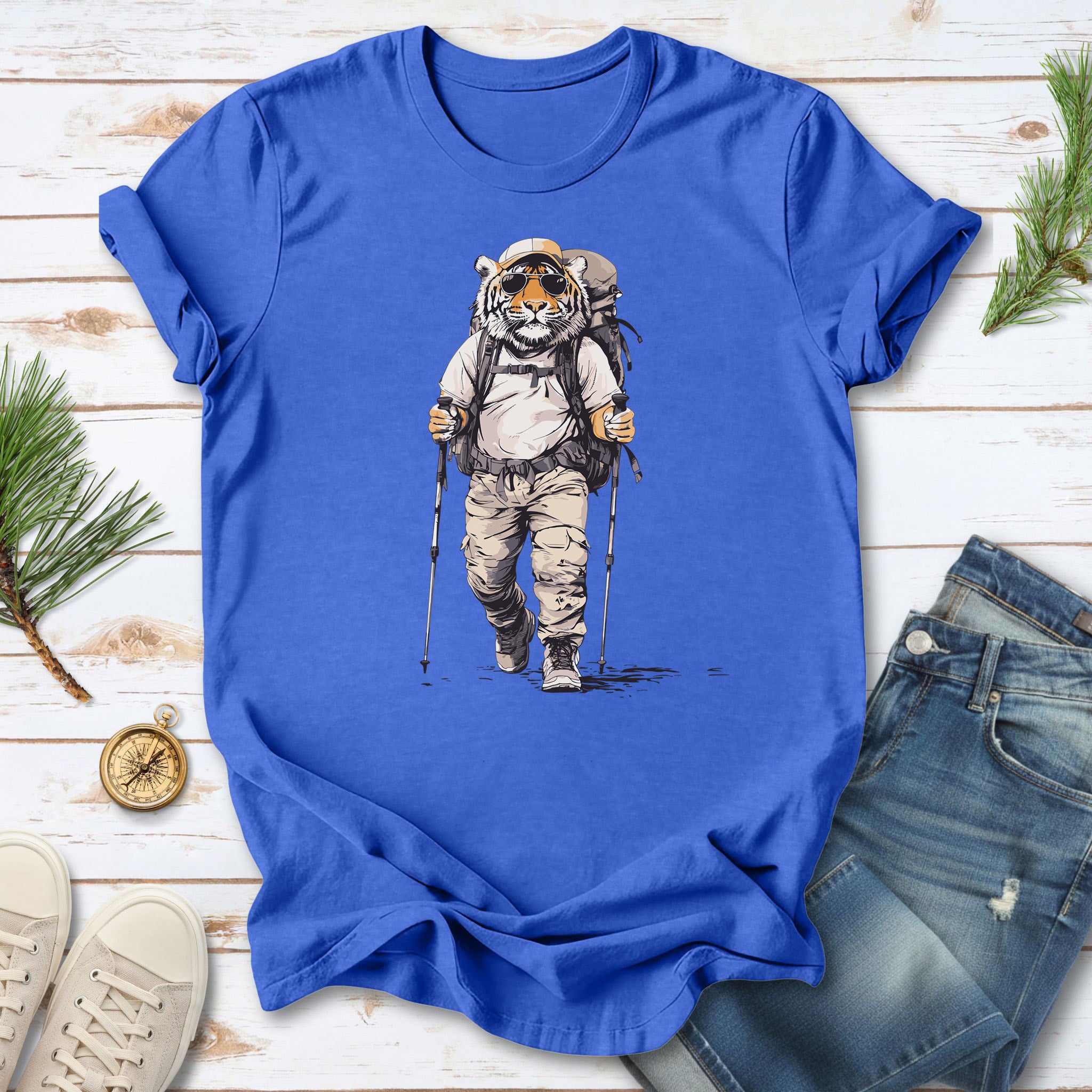 Trailblazing Tiger Hiking T-Shirt