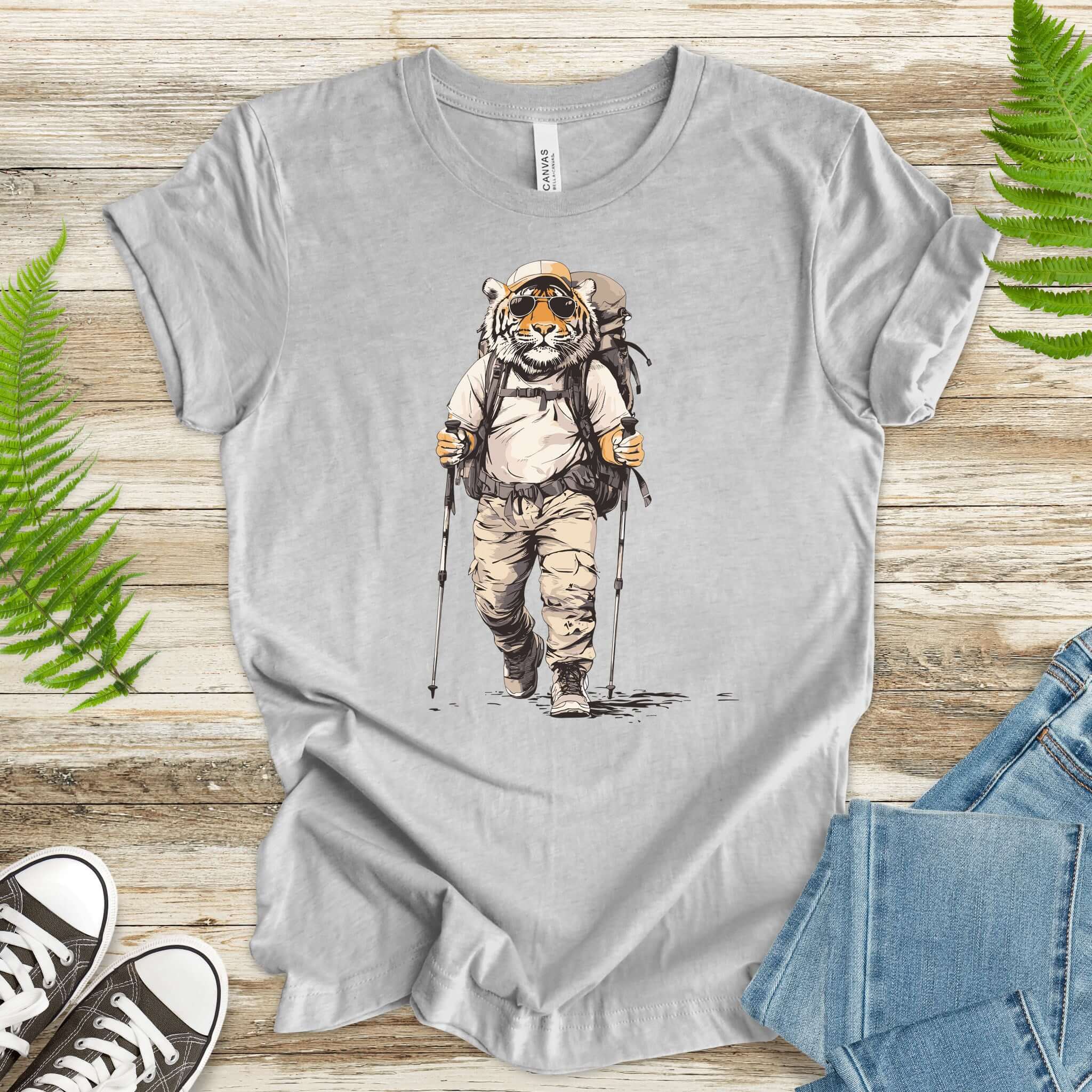 Trailblazing Tiger Hiking T-Shirt
