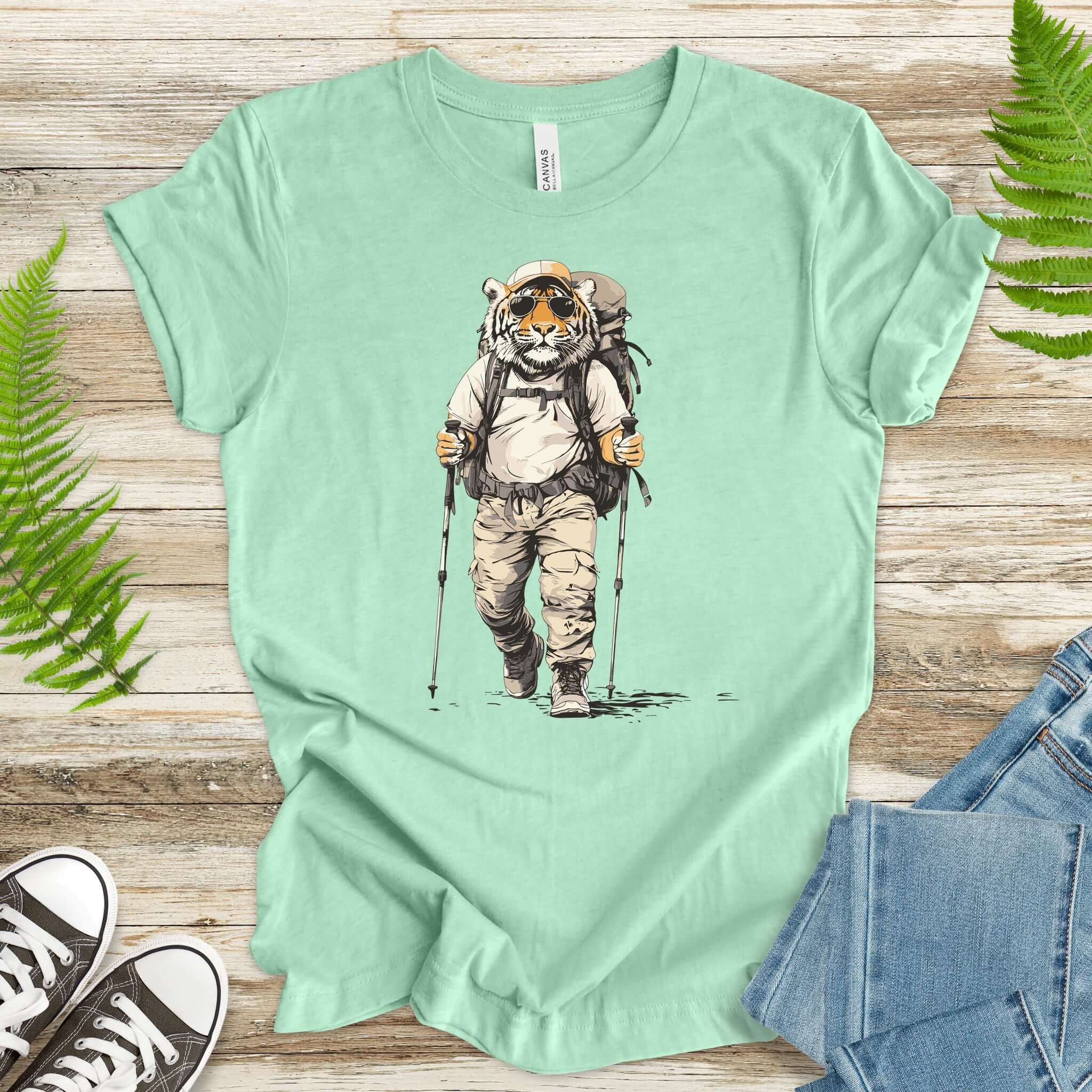 Trailblazing Tiger Hiking T-Shirt