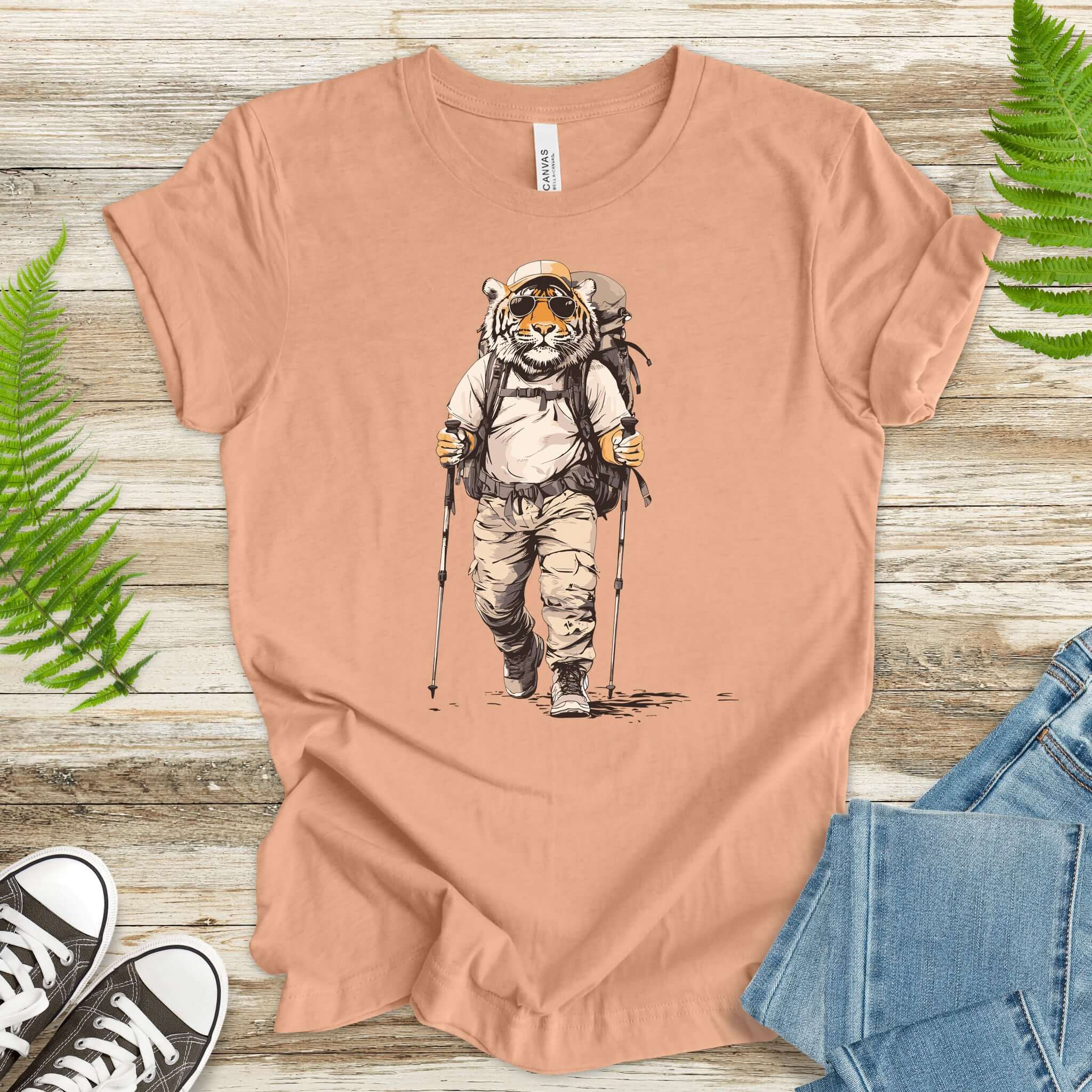 Trailblazing Tiger Hiking T-Shirt