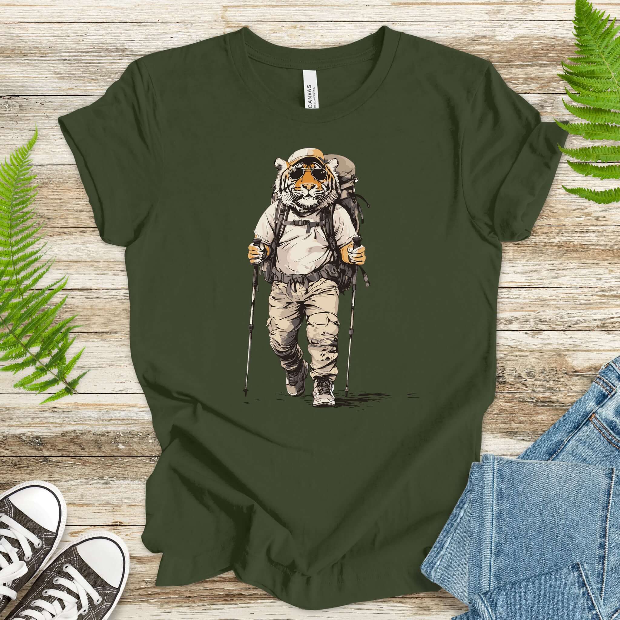 Trailblazing Tiger Hiking T-Shirt