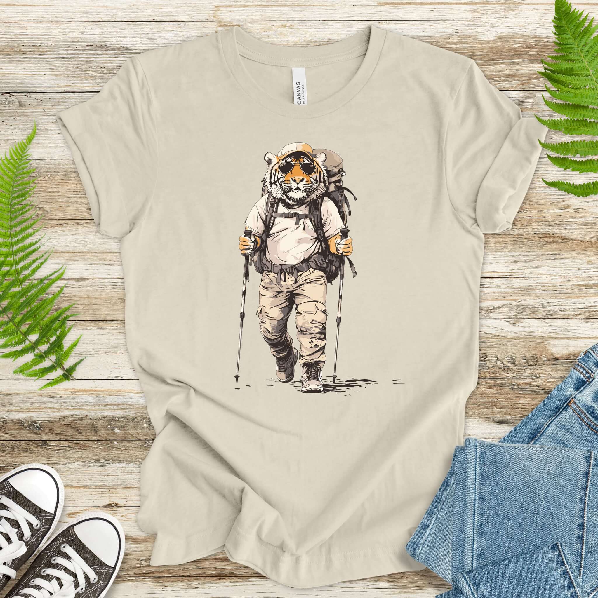 Trailblazing Tiger Hiking T-Shirt