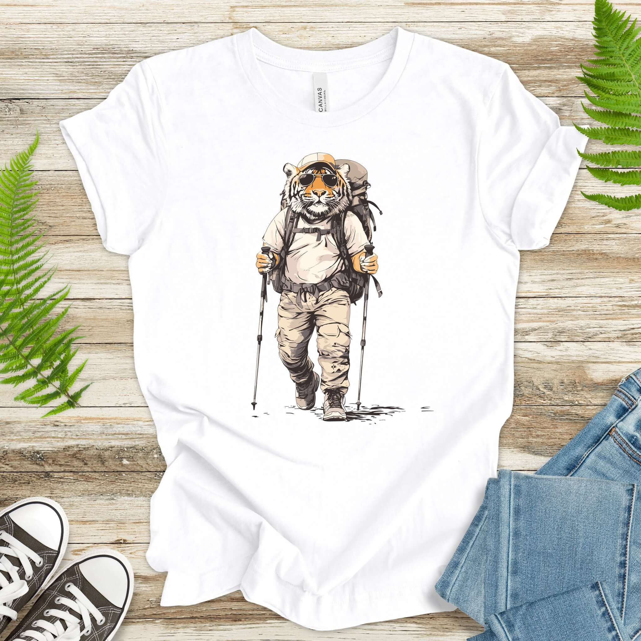 Trailblazing Tiger Hiking T-Shirt