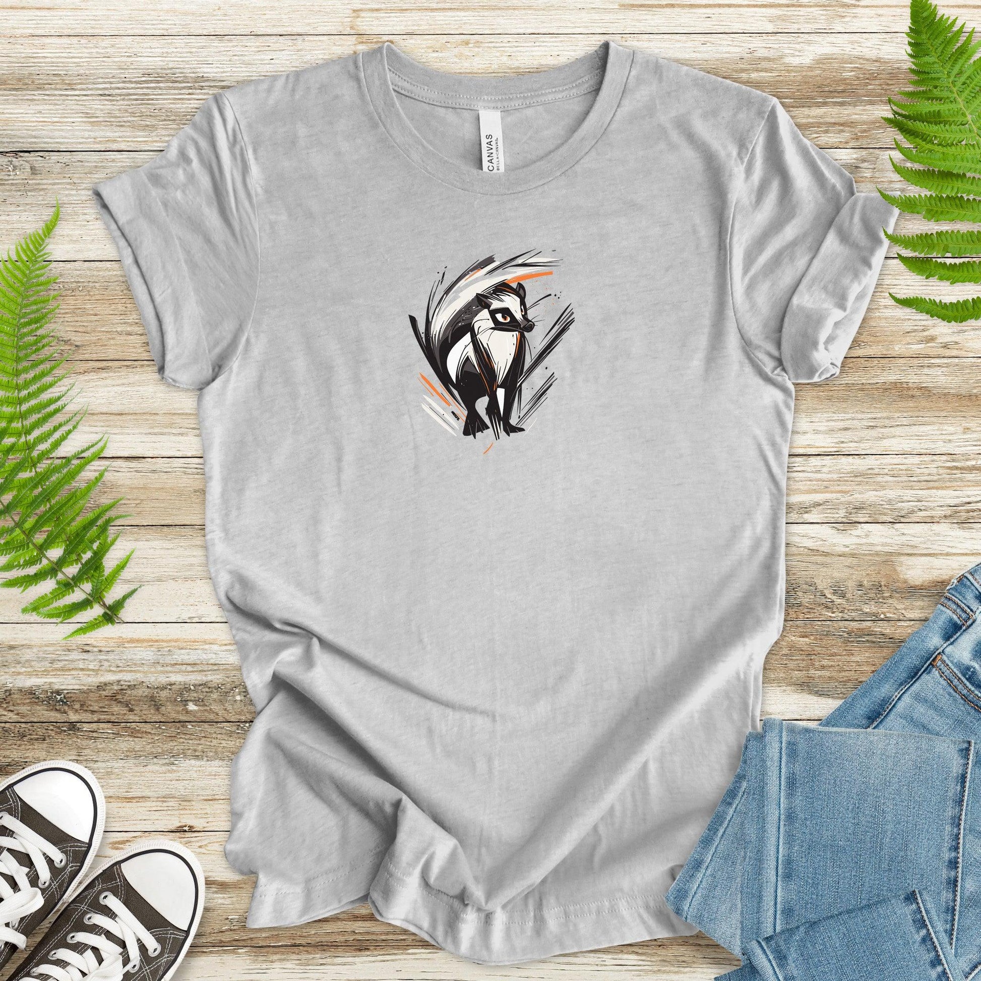 Sweet & Skunky: Cute Cartoon Skunk T-Shirt - TShirtree