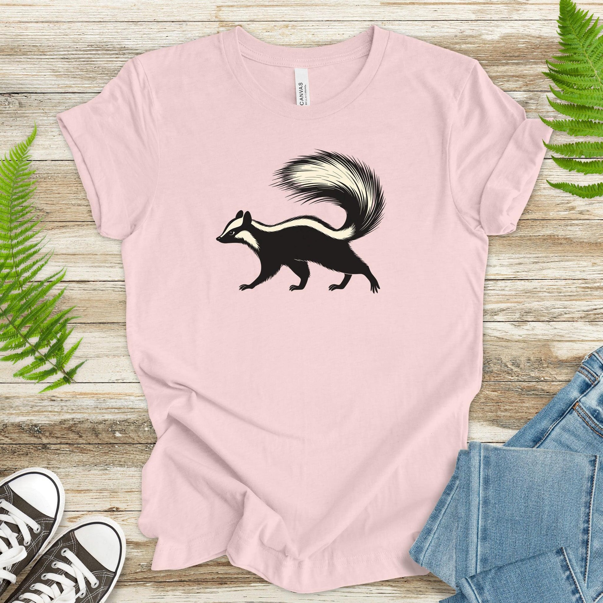 Cute Skunk Walking T-Shirt - TShirtree