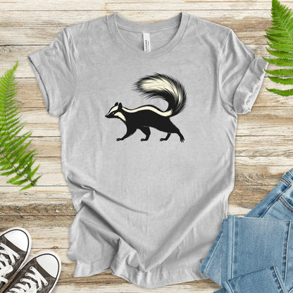 Cute Skunk Walking T-Shirt - TShirtree