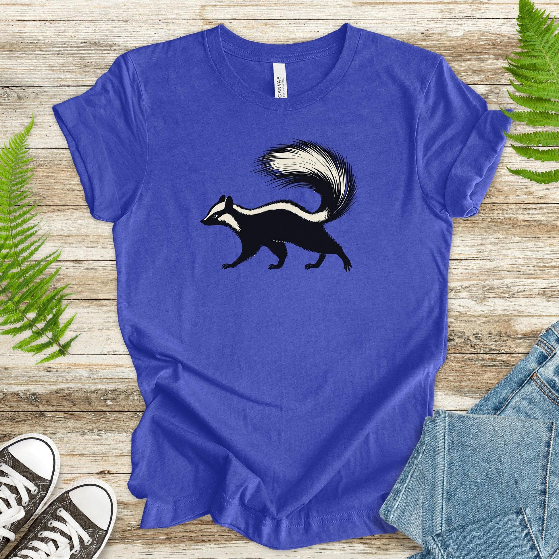 Cute Skunk Walking T-Shirt - TShirtree