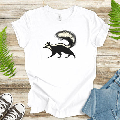 Cute Skunk Walking T-Shirt - TShirtree