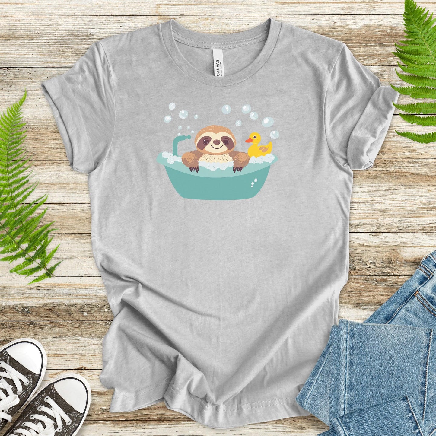 Sloth Bath T-Shirt – Chill Vibes Only - TShirtree