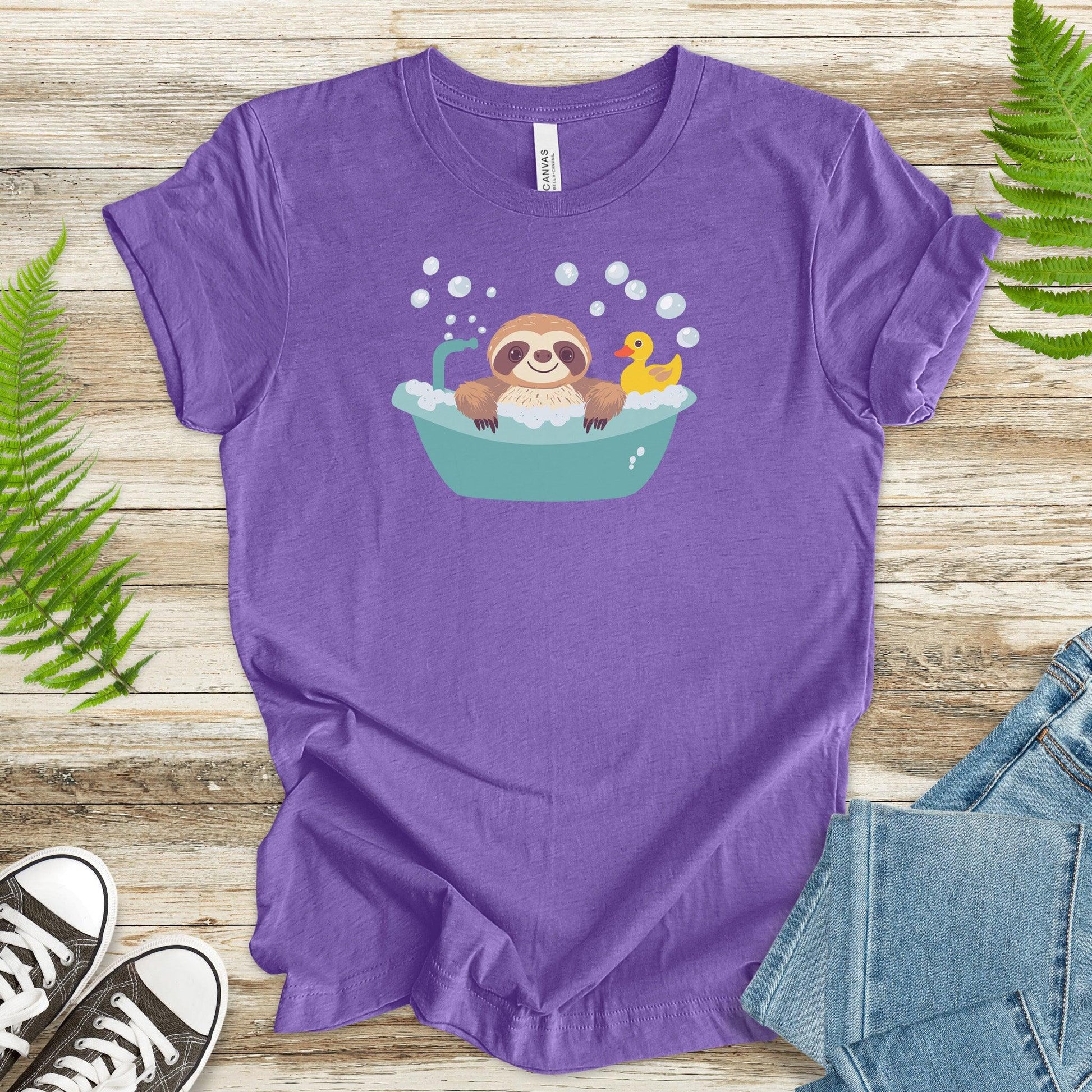 Sloth Bath T-Shirt – Chill Vibes Only - TShirtree