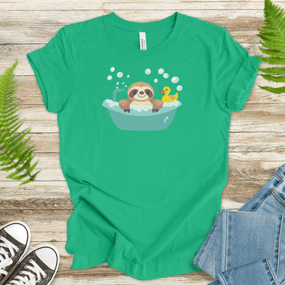 Sloth Bath T-Shirt – Chill Vibes Only - TShirtree