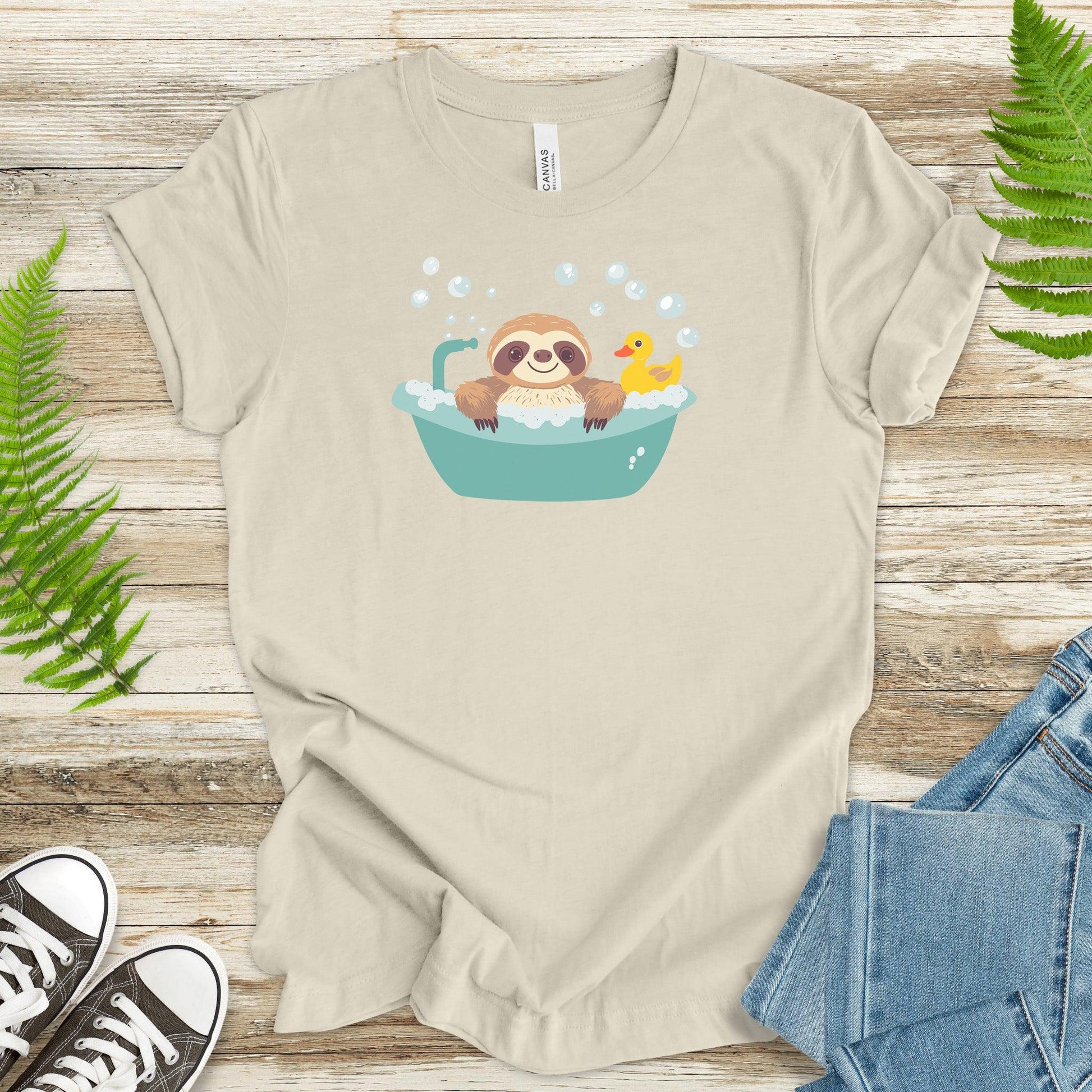 Sloth Bath T-Shirt – Chill Vibes Only - TShirtree