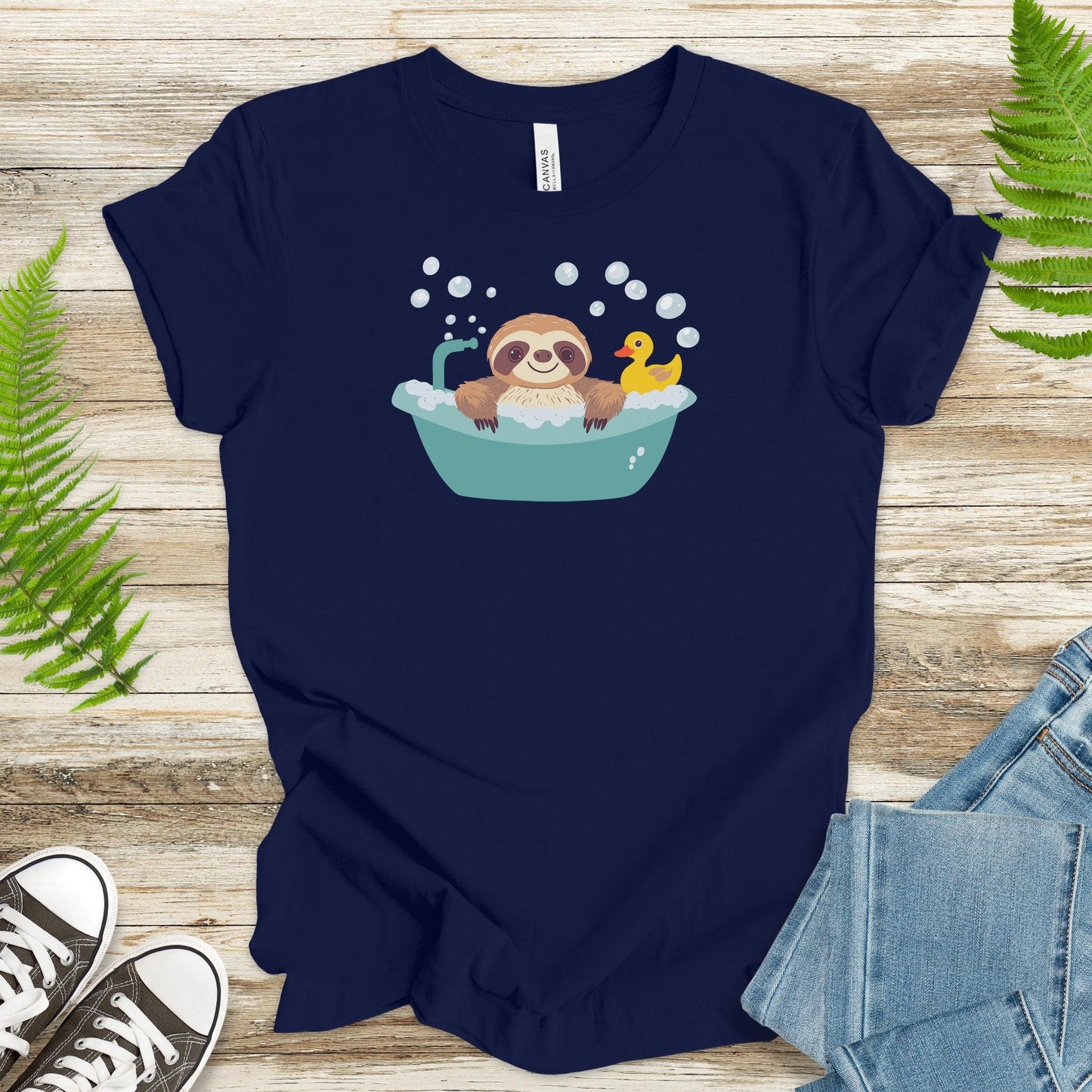 Sloth Bath T-Shirt – Chill Vibes Only - TShirtree