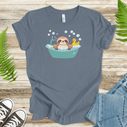 Sloth Bath T-Shirt – Chill Vibes Only - TShirtree