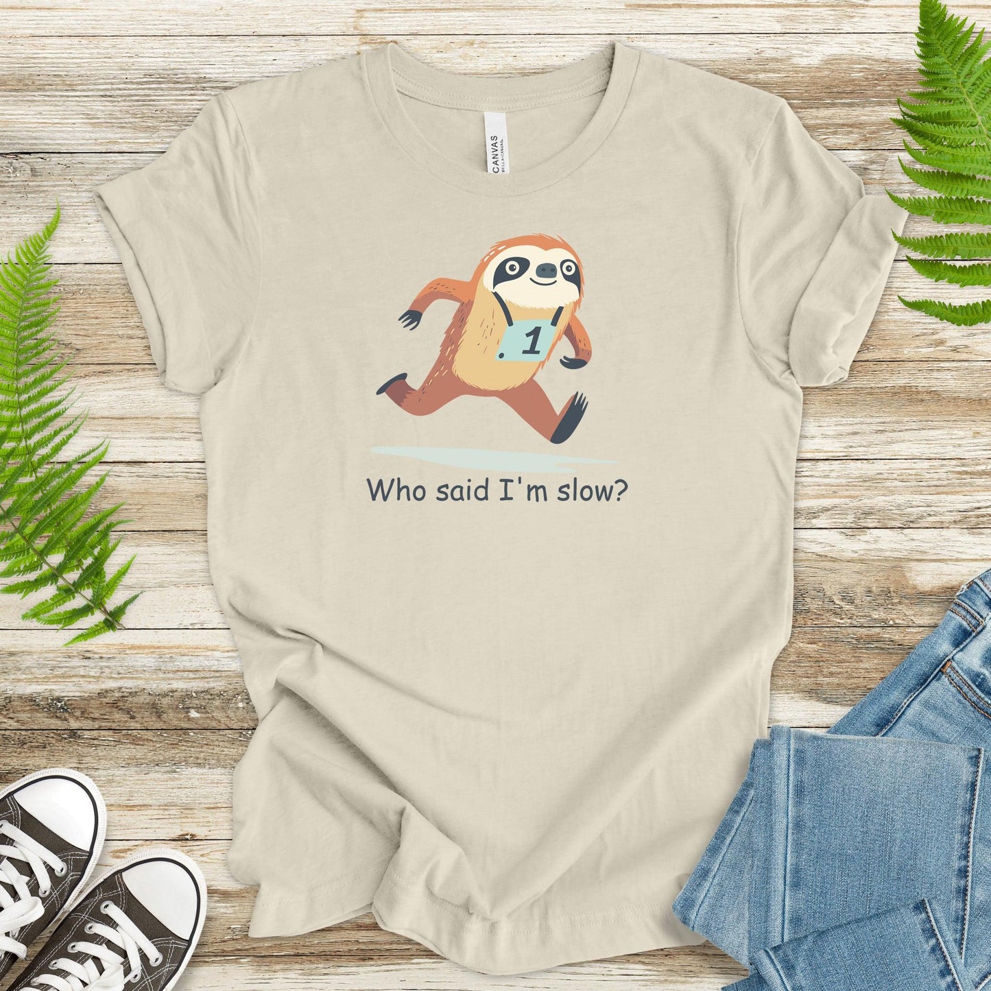 Who Said I’m Slow? – Marathon Sloth T-Shirt - TShirtree