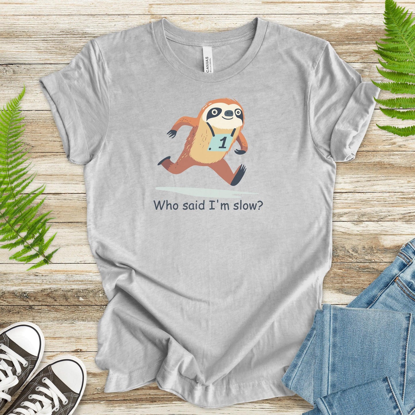 Who Said I’m Slow? – Marathon Sloth T-Shirt - TShirtree