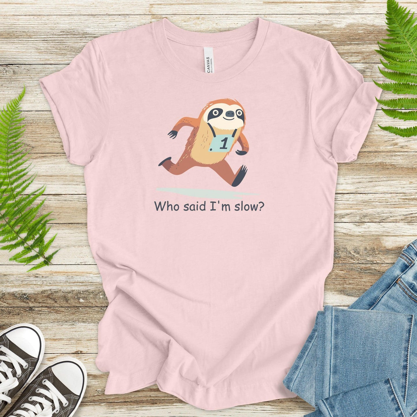 Who Said I’m Slow? – Marathon Sloth T-Shirt - TShirtree