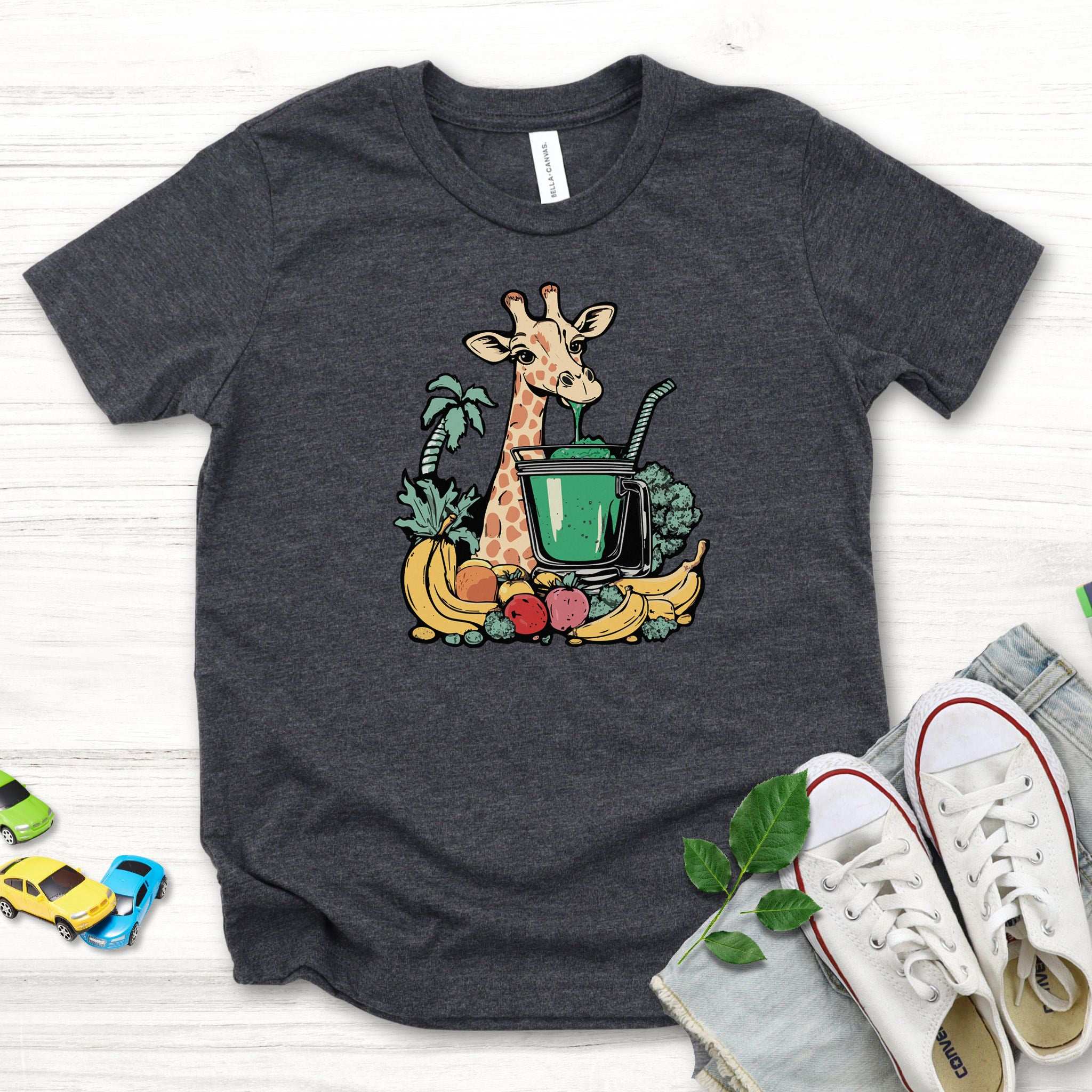 Giraffe Green Smoothie – Tall Sippin’ Jungle Youth Tee