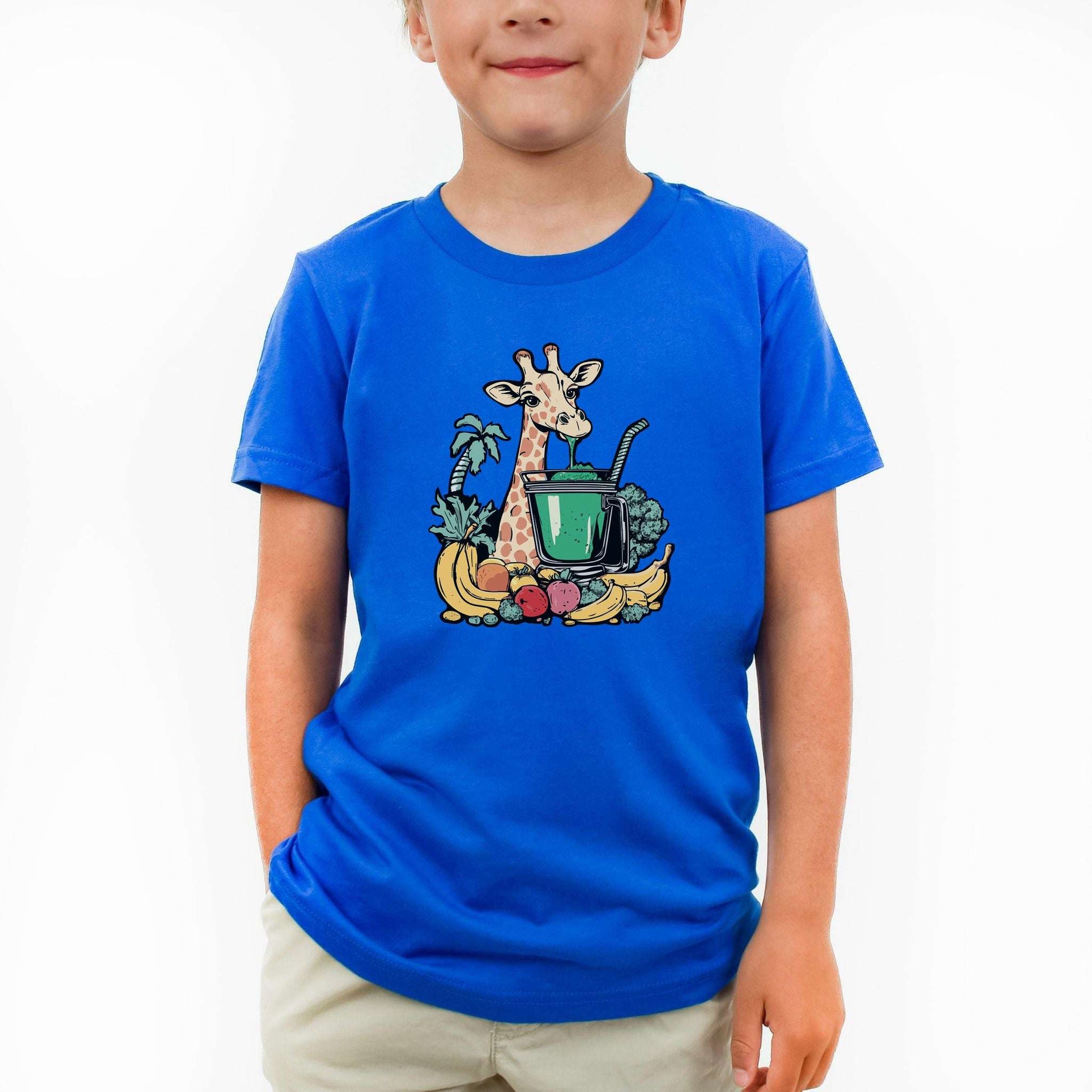Giraffe Green Smoothie – Tall Sippin’ Jungle Youth Tee
