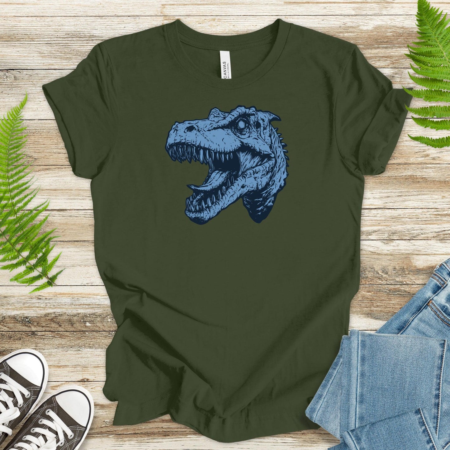 Retro Freaky T-Rex T-Shirt – Jurassic Nostalgia with a Twist - TShirtree