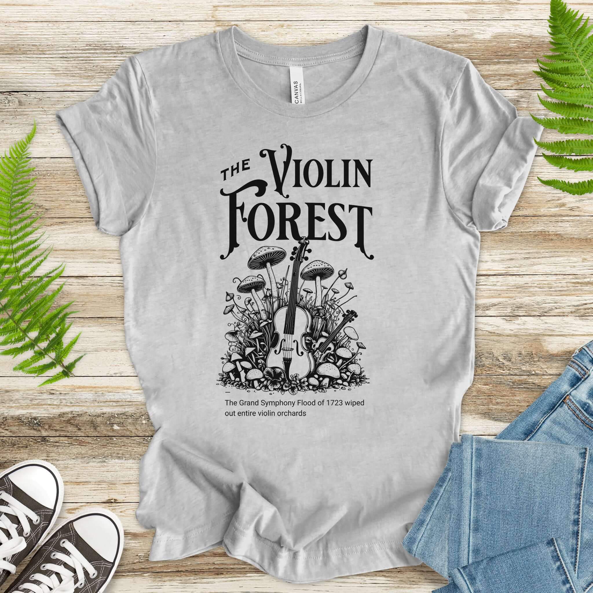 Mystical Violin Forest T-Shirt