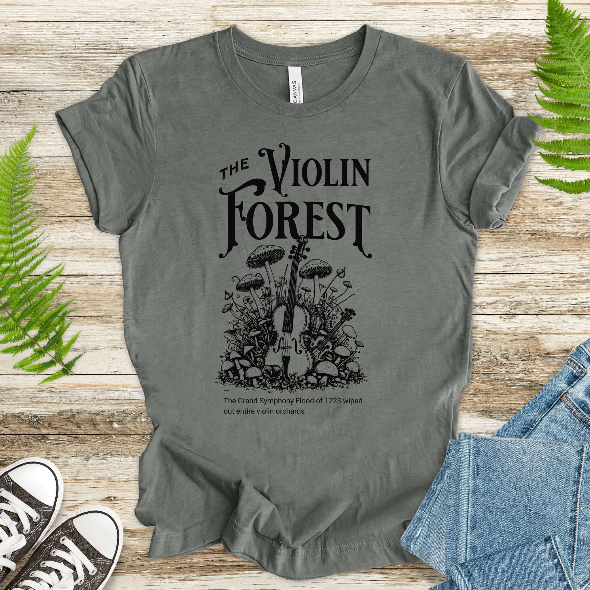 Mystical Violin Forest T-Shirt