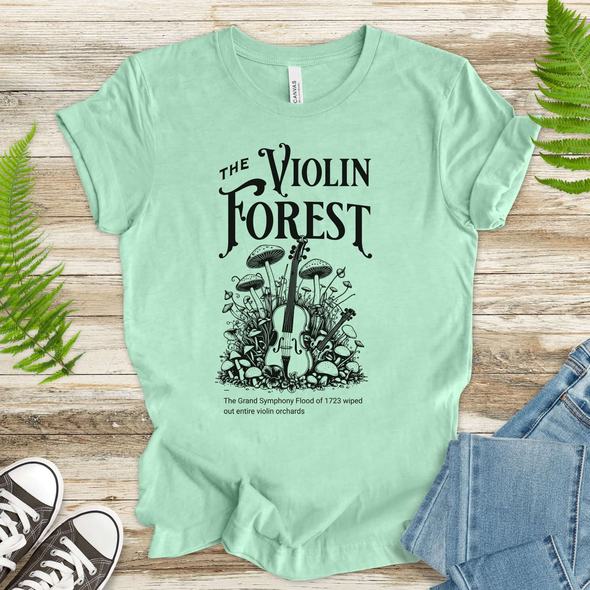 Mystical Violin Forest T-Shirt