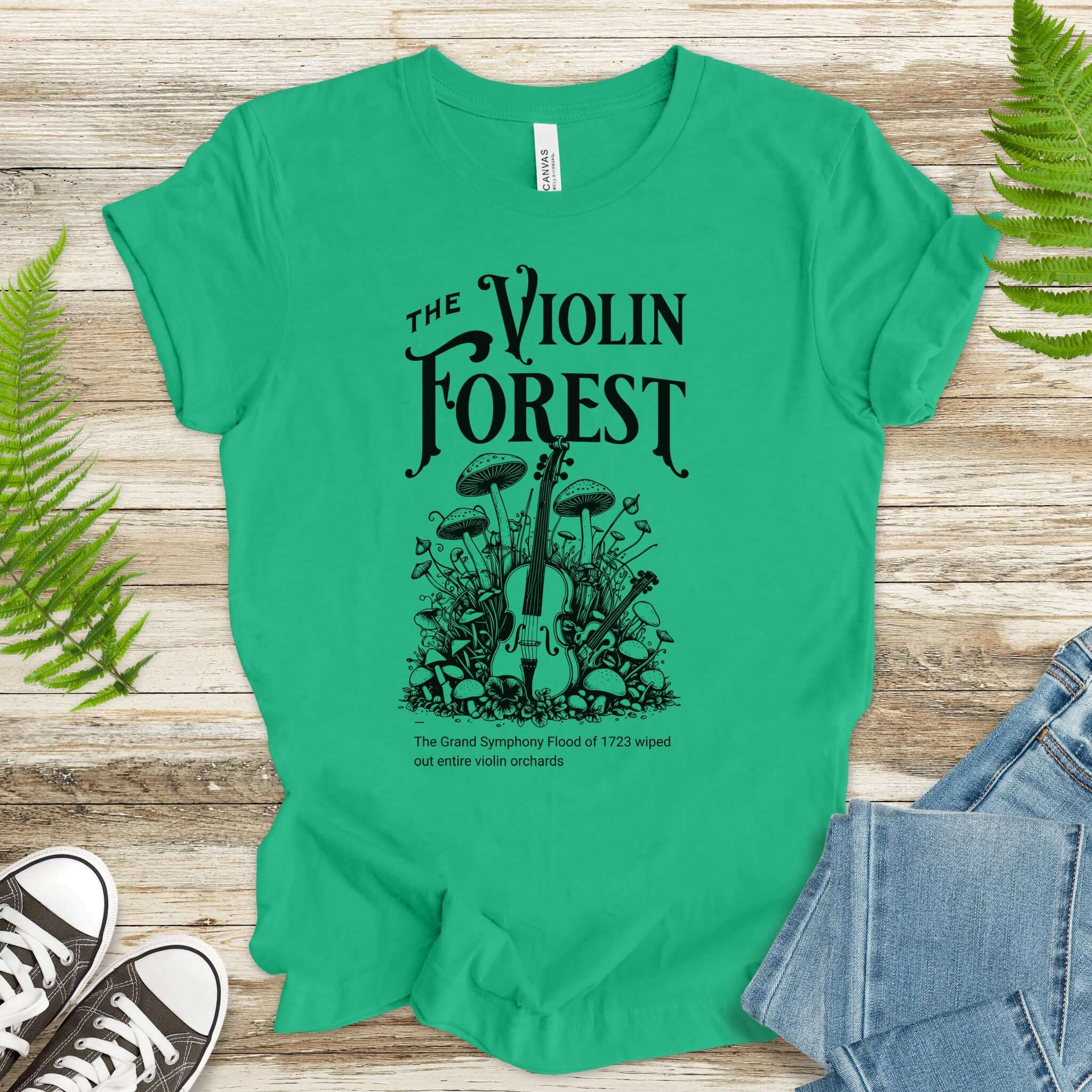 Mystical Violin Forest T-Shirt