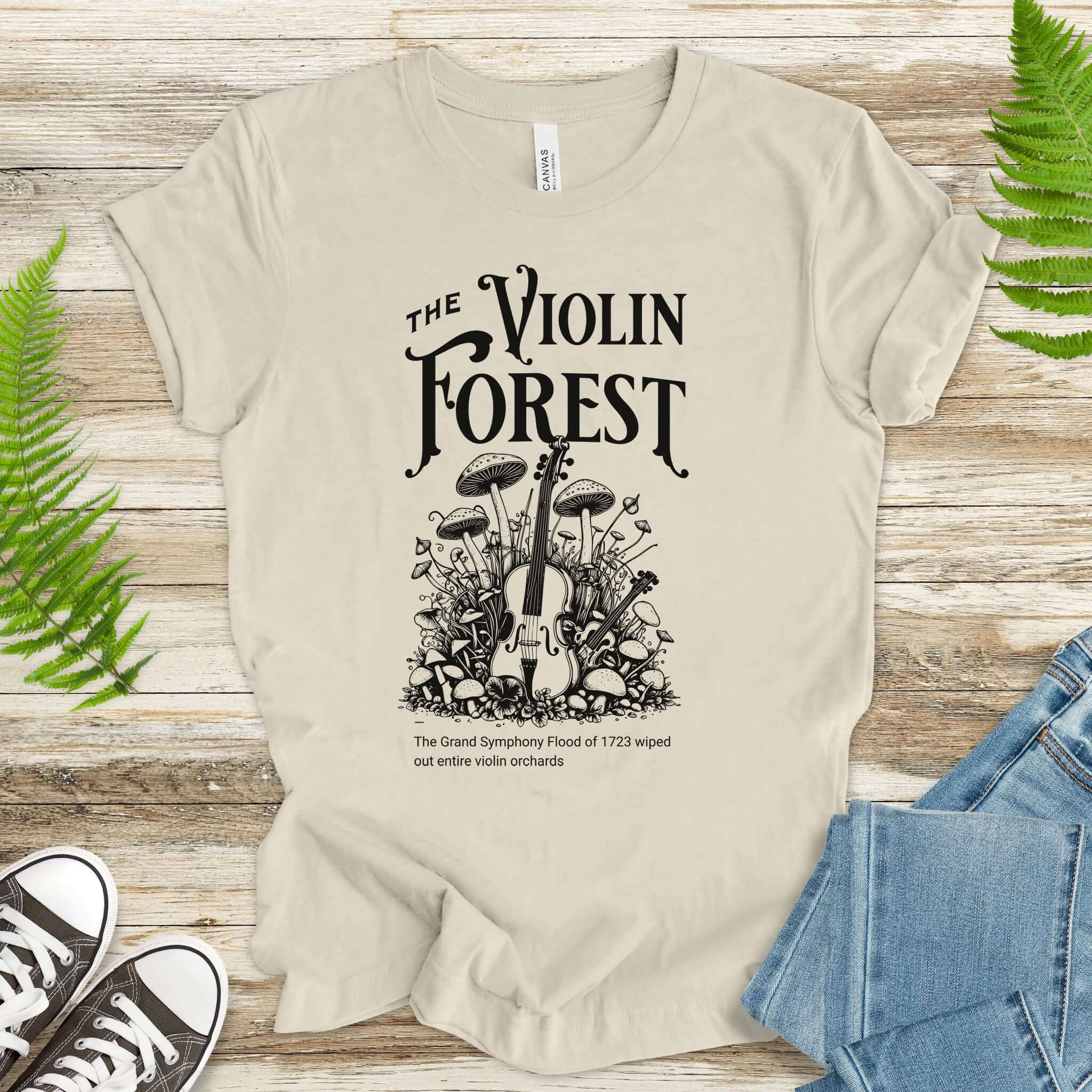 Mystical Violin Forest T-Shirt