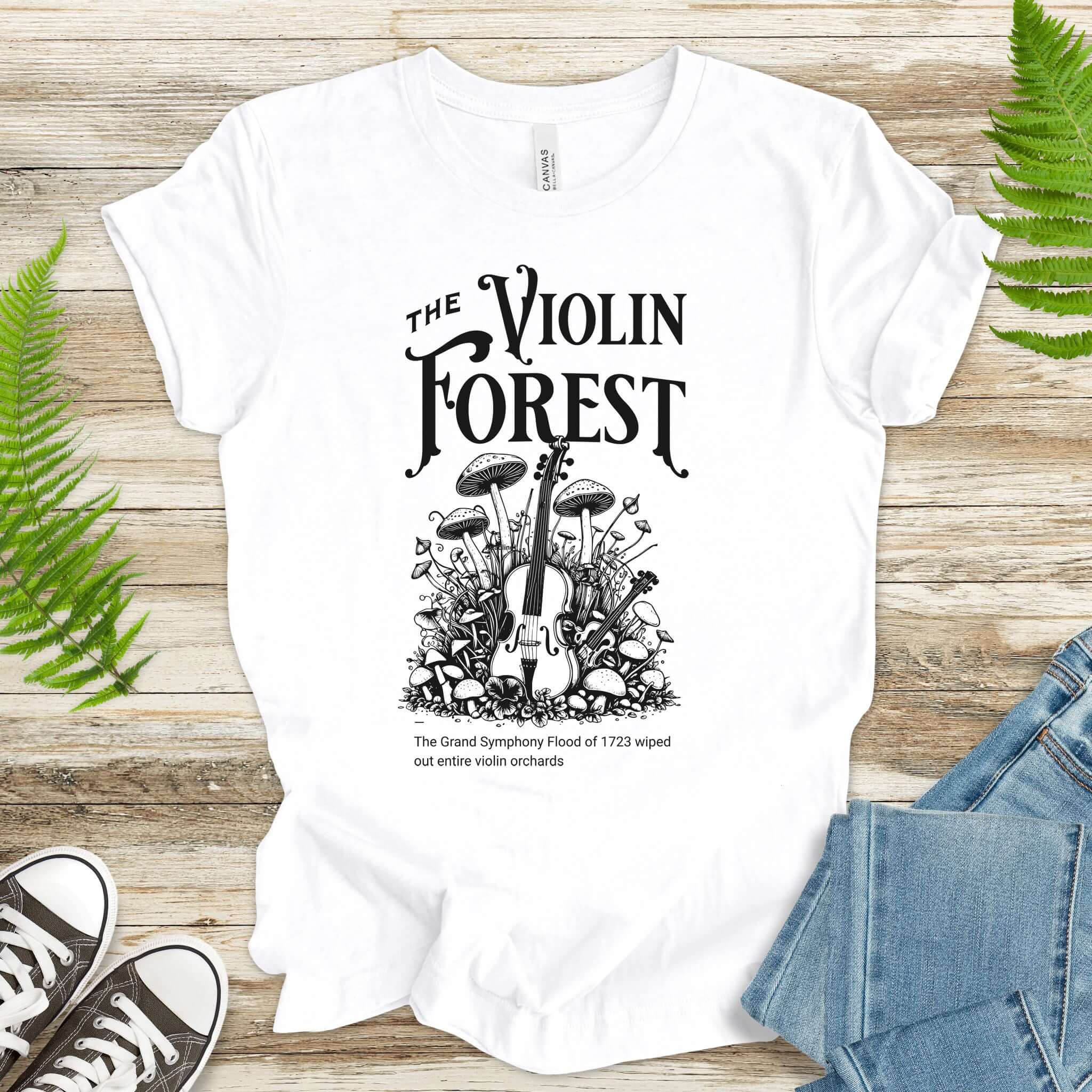 Mystical Violin Forest T-Shirt