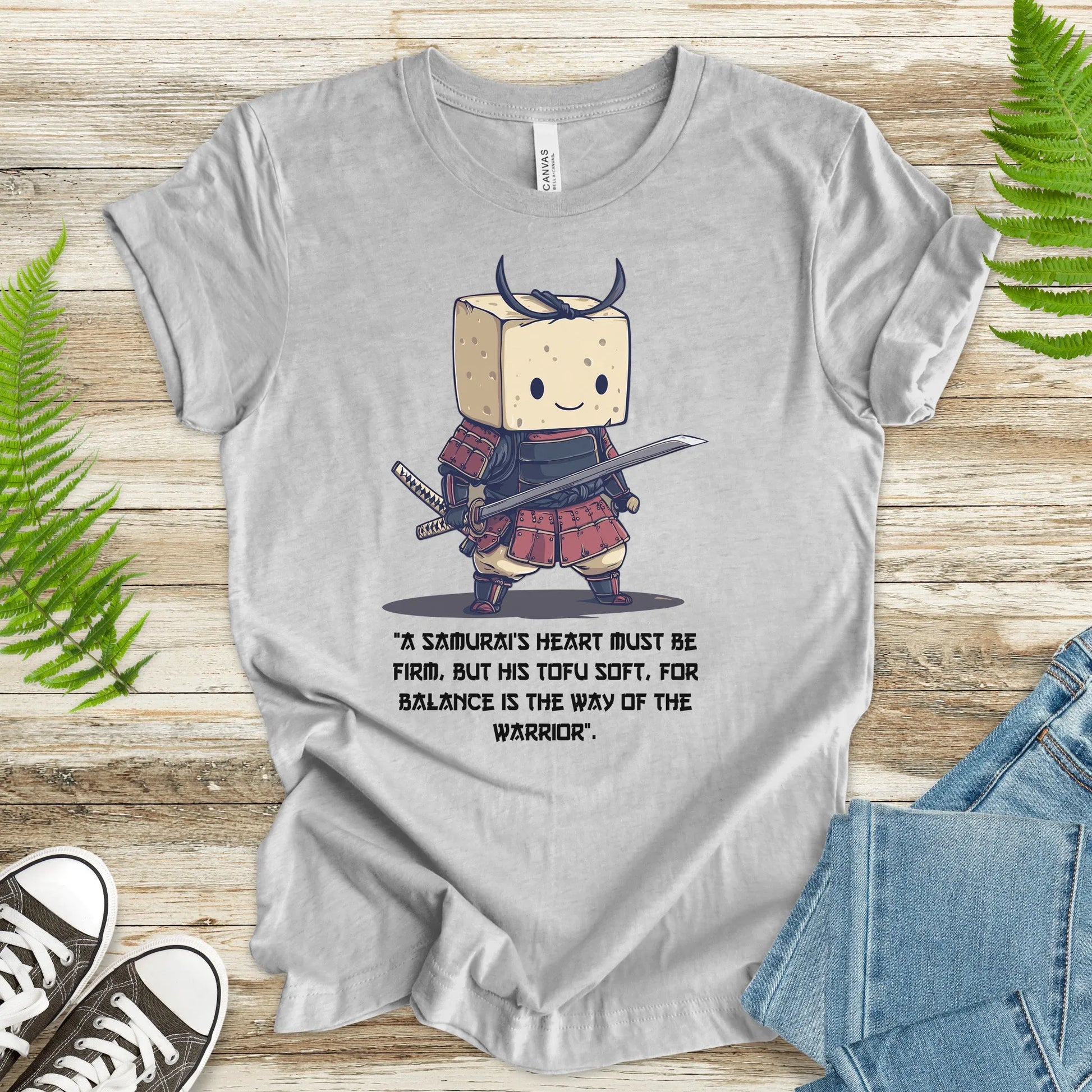 Tofu Samurai T-Shirt – Funny Vegan Warrior Tee - TShirtree