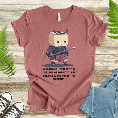 Tofu Samurai T-Shirt – Funny Vegan Warrior Tee - TShirtree