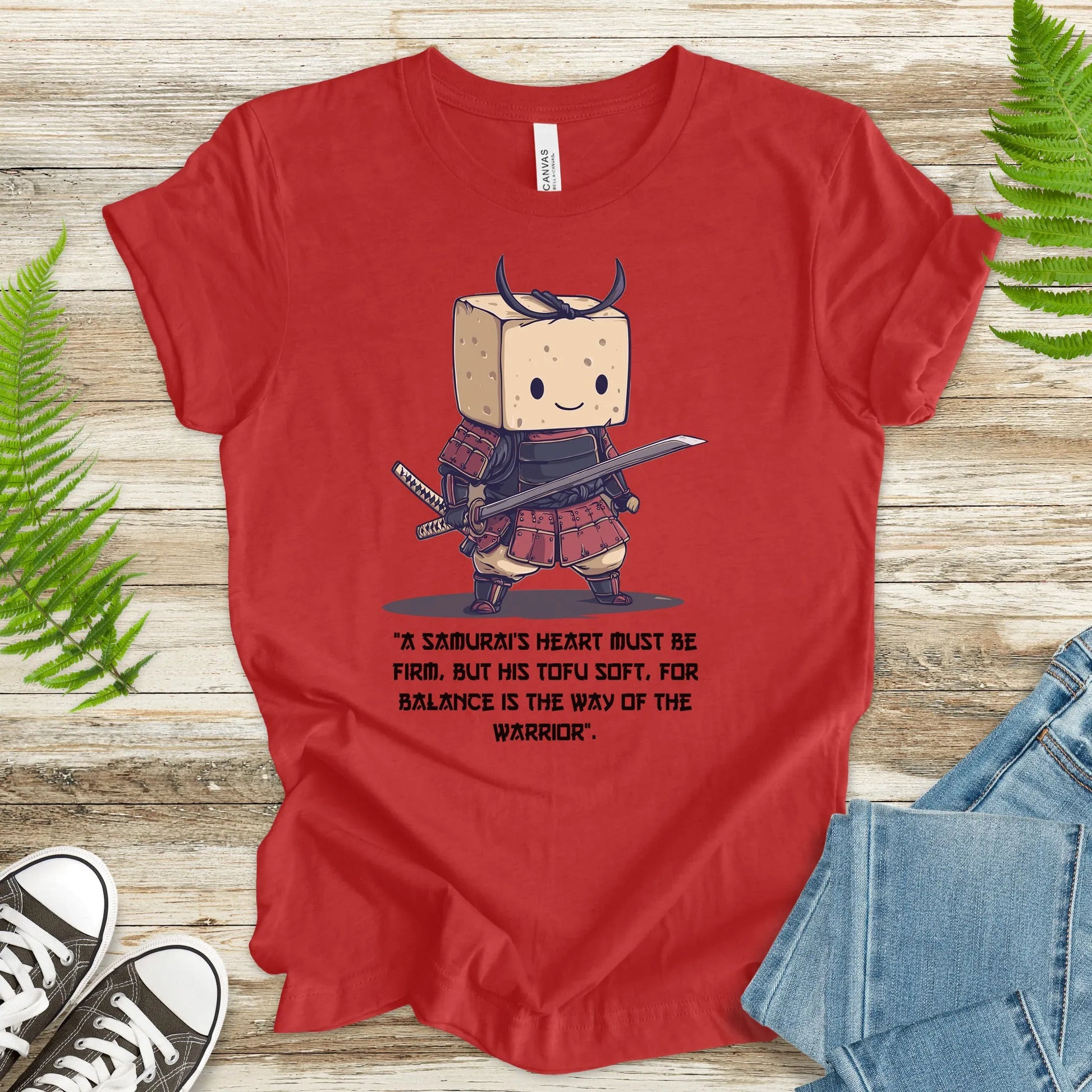 Tofu Samurai T-Shirt – Funny Vegan Warrior Tee - TShirtree