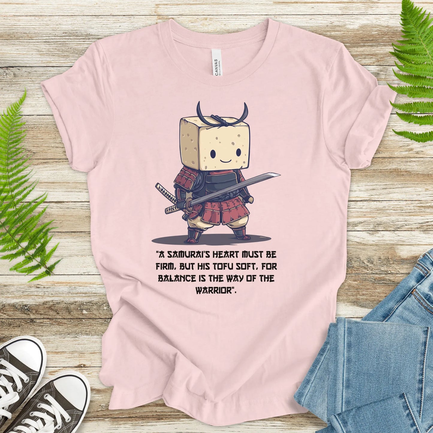 Tofu Samurai T-Shirt – Funny Vegan Warrior Tee - TShirtree