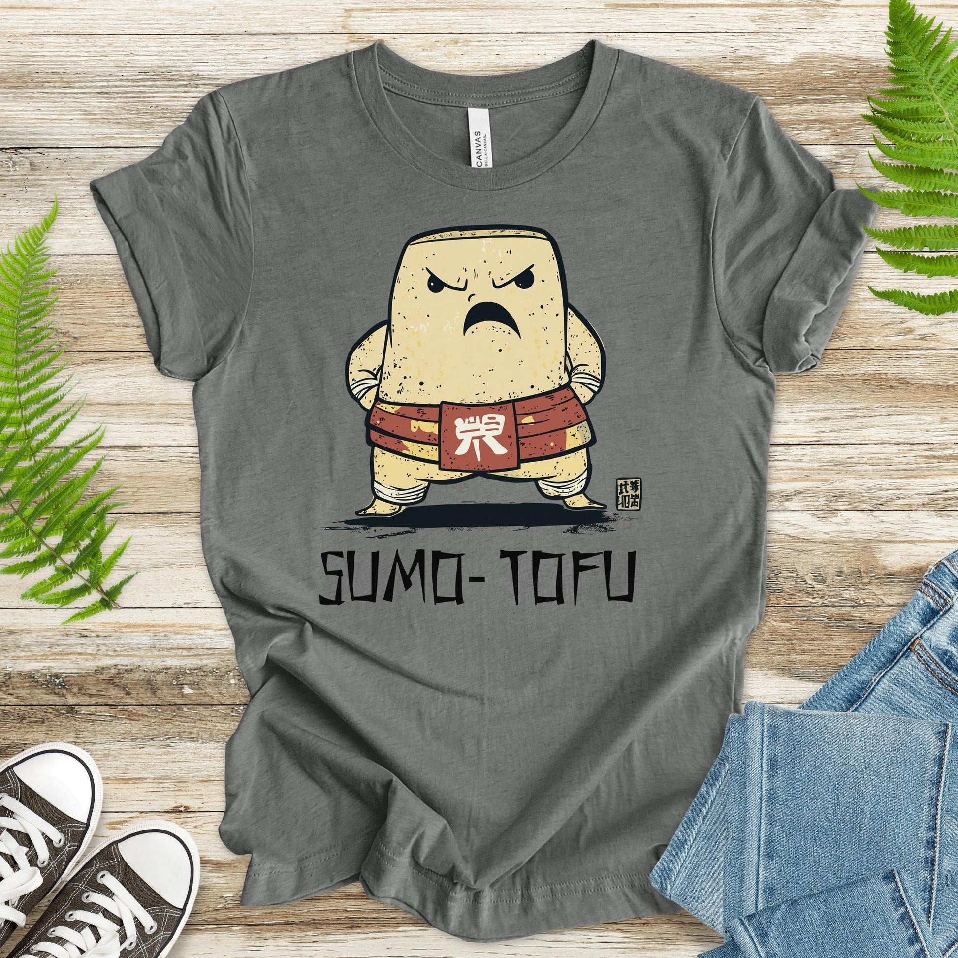 Tofu Sumo T-Shirt – The Mighty Bean Wrestler - TShirtree