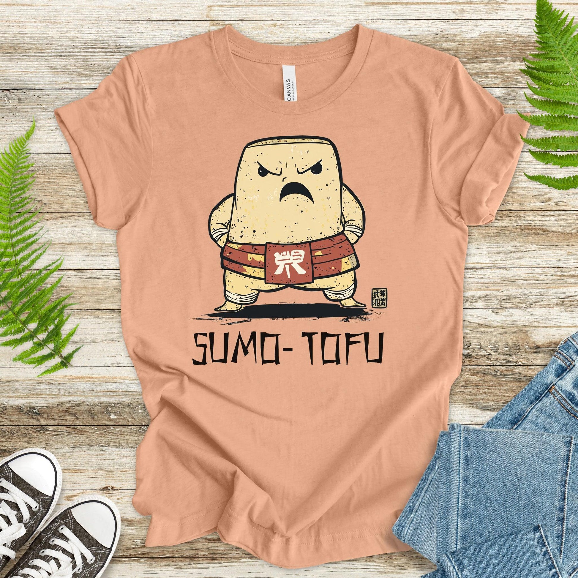 Tofu Sumo T-Shirt – The Mighty Bean Wrestler - TShirtree