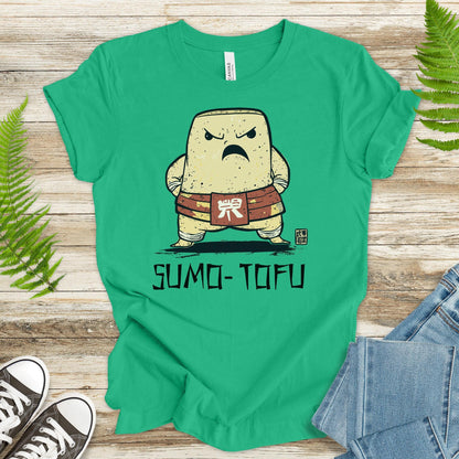 Tofu Sumo T-Shirt – The Mighty Bean Wrestler - TShirtree