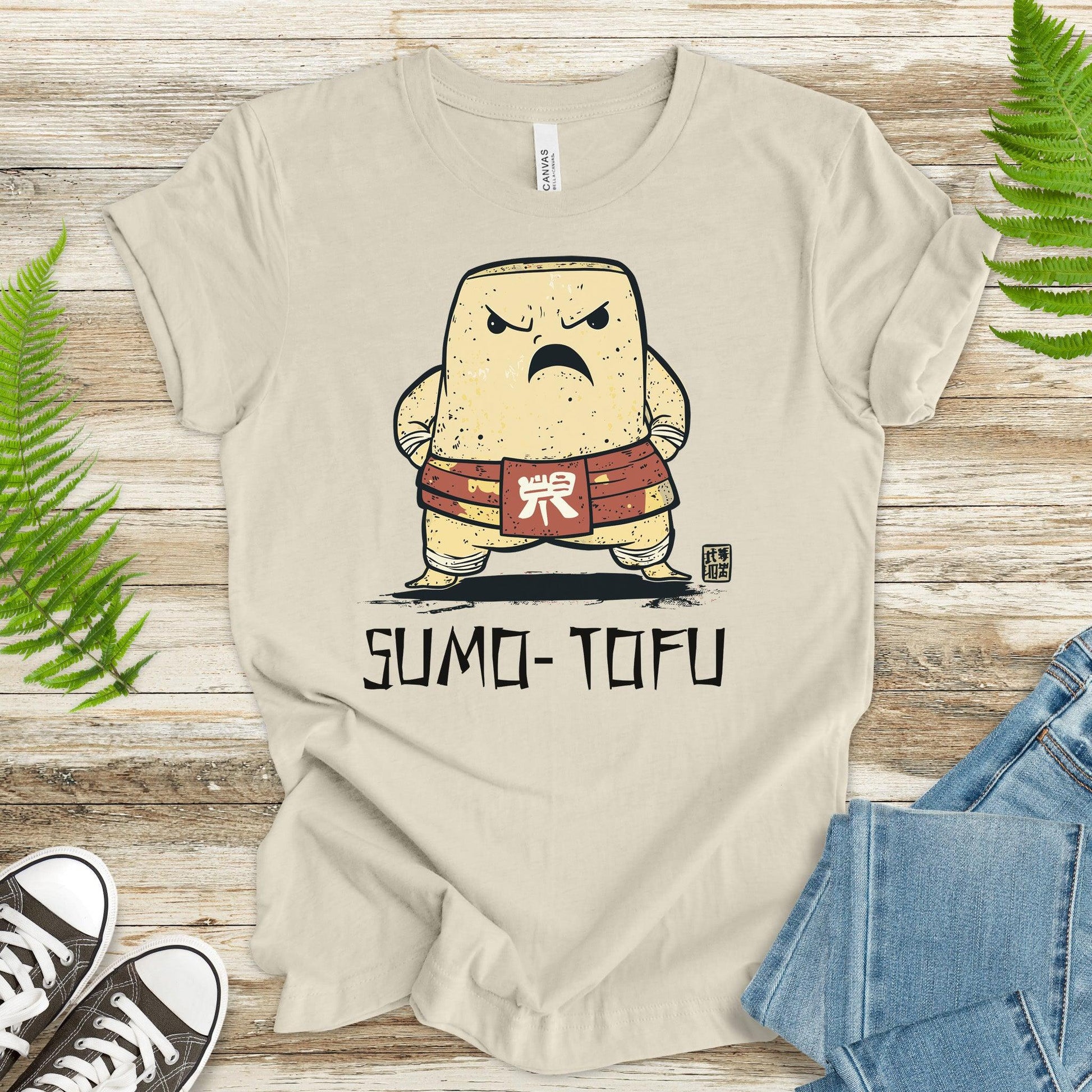 Tofu Sumo T-Shirt – The Mighty Bean Wrestler - TShirtree