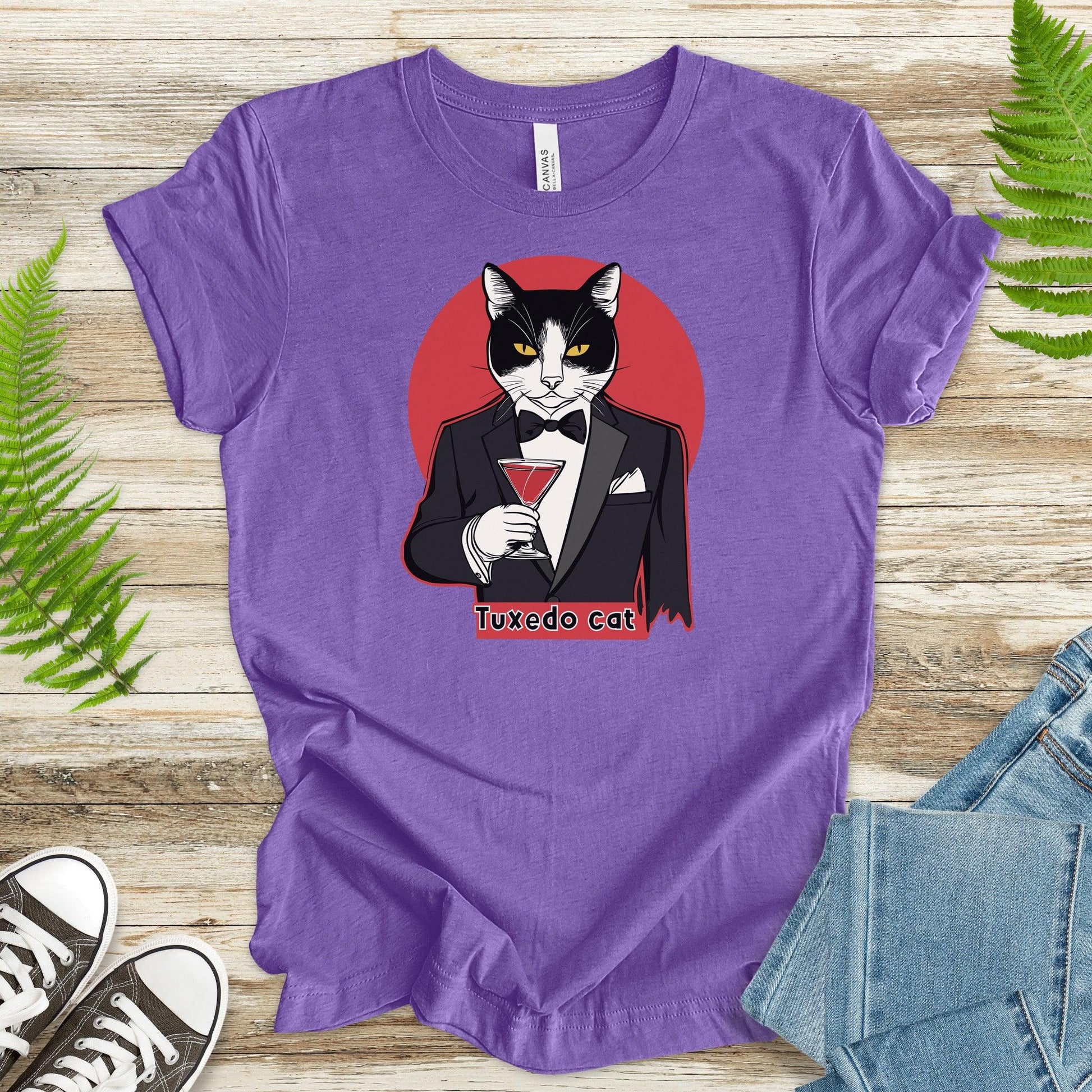 Tuxedo Cat T-Shirt – Martini Glass and Maximum Sass - TShirtree