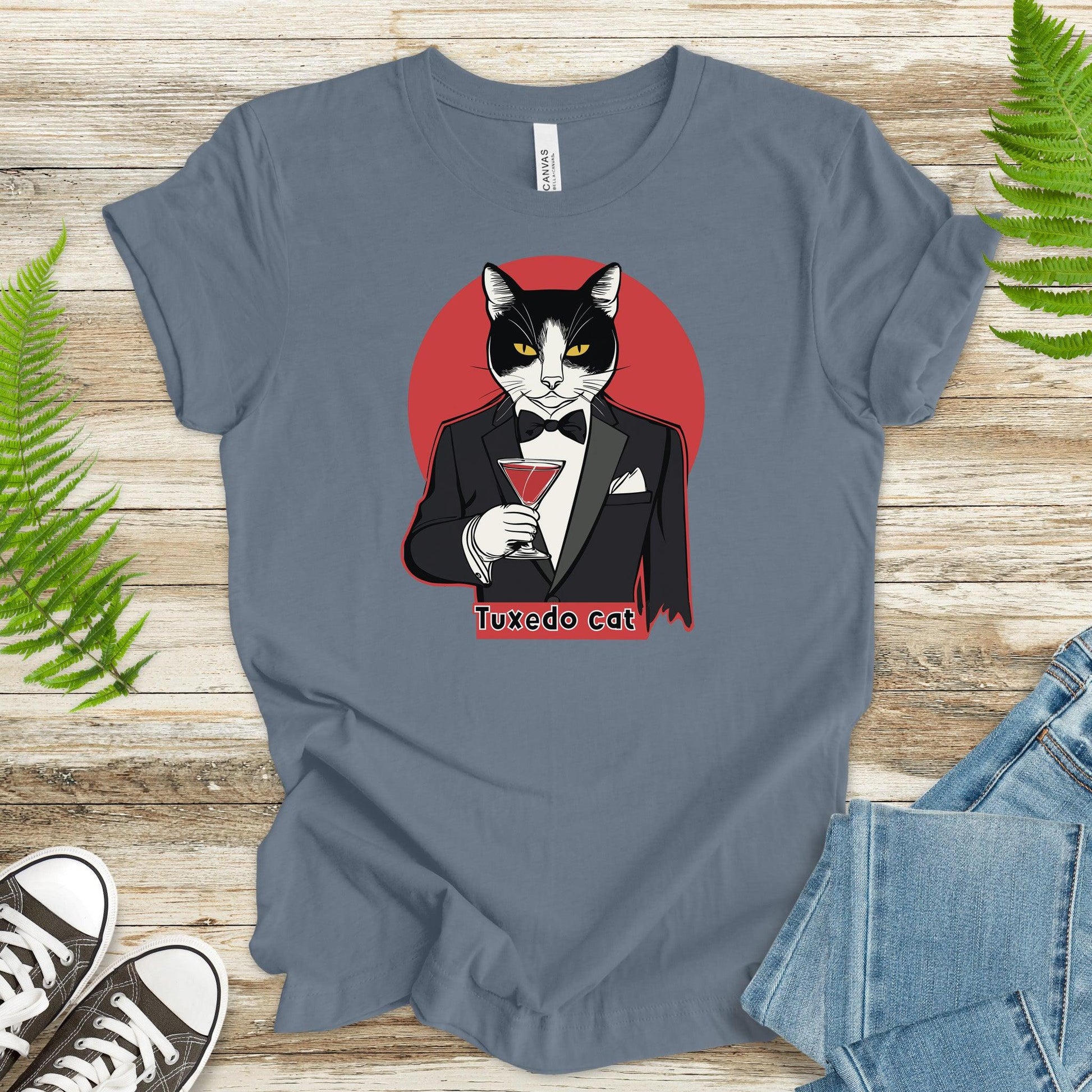 Tuxedo Cat T-Shirt – Martini Glass and Maximum Sass - TShirtree