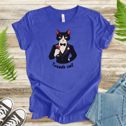 Tuxedo Cat Martini Purrfect T-Shirt - TShirtree